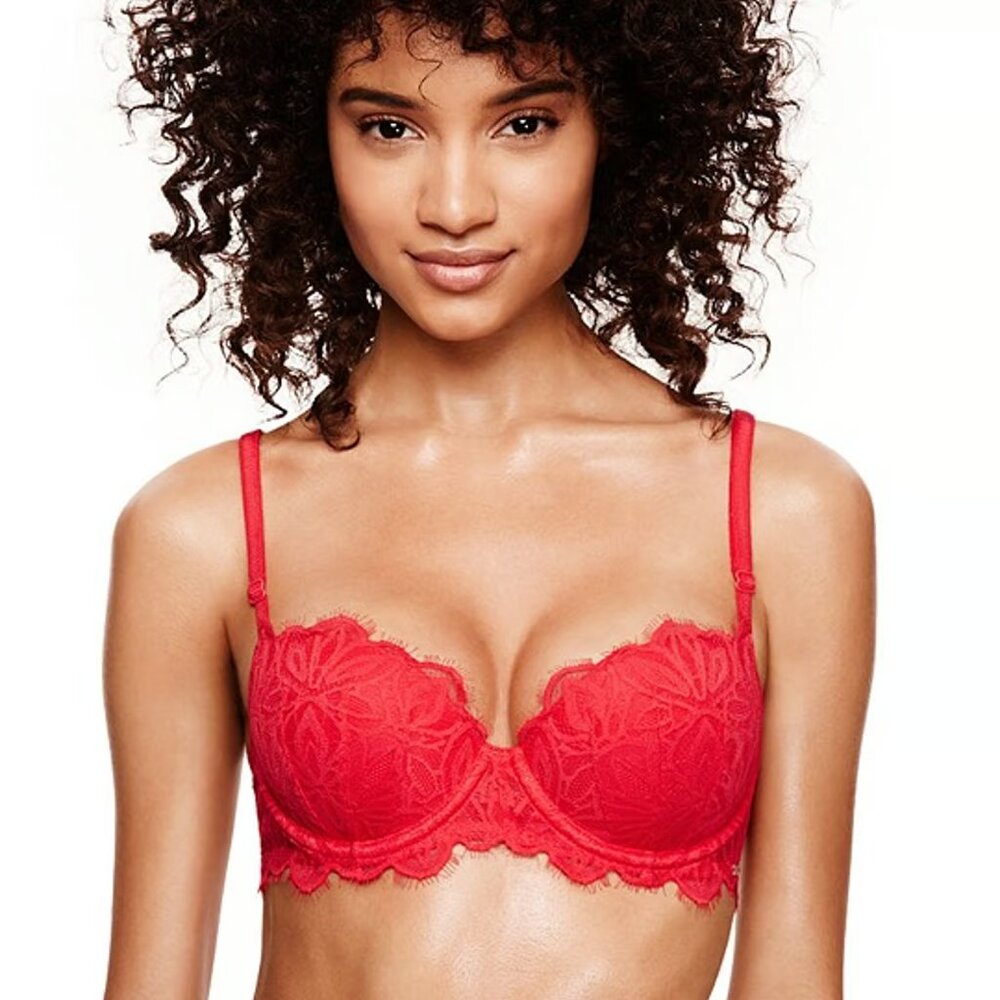 Victoria's Secret Red Lace Bra